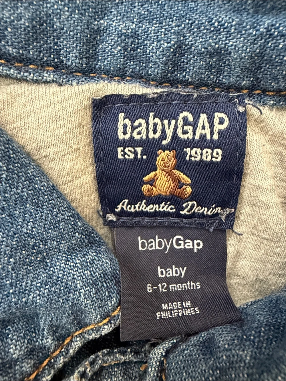 Baby GAP Kids Medium Wash Denim Jacket - Blue